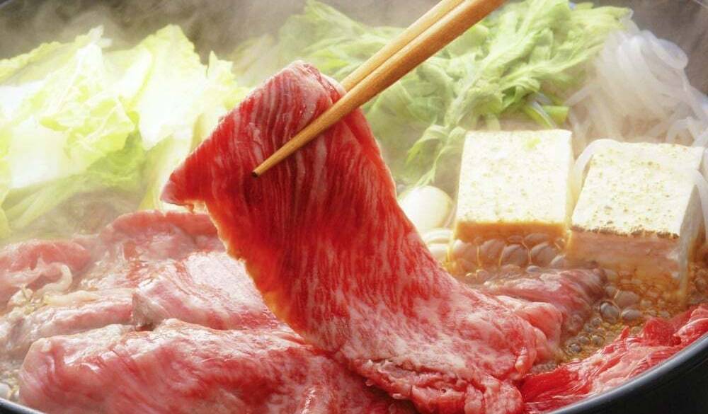 夕食一例 和牛しゃぶしゃぶ / 2