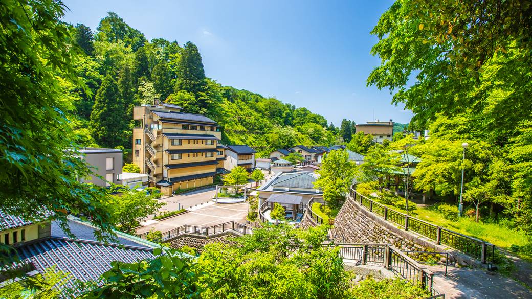 湯涌温泉の風景 / 1