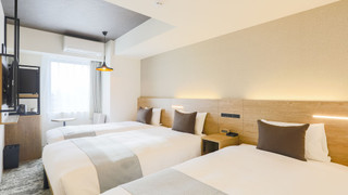 【禁煙】モデレートツインルーム/26㎡/110 ㎝ 幅ベッド2台+EXベッド/3名迄