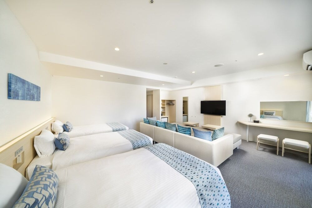 デラックスファミリールーム ベッド