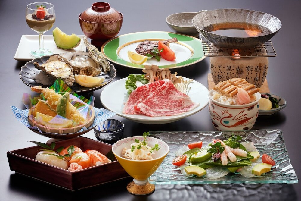 旅館のお食事処