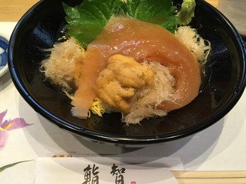「鮨智」料理 631400 気仙沼ふかひれ丼