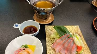 金目鯛のしゃぶしゃぶ 一例 / 6