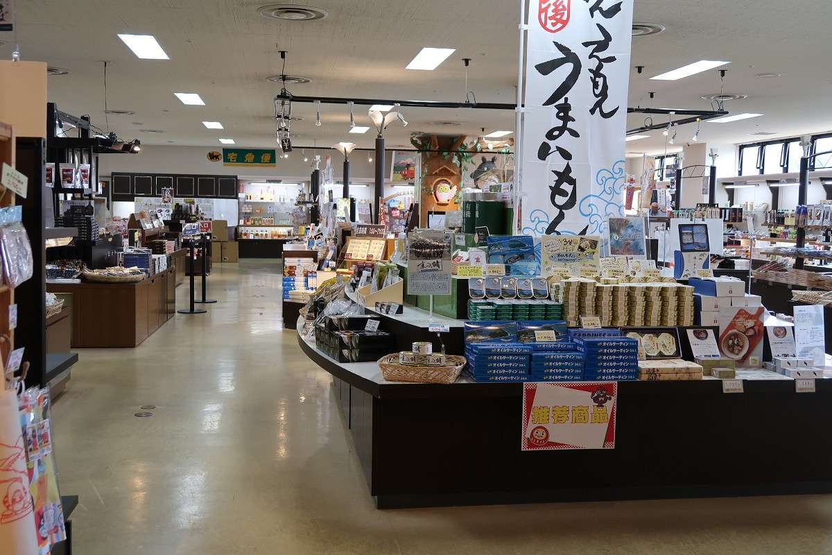 売店はお土産が種類豊富で楽しい