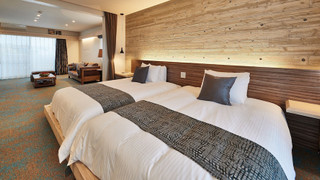 デラックス ツインルーム ベッド (複数台)