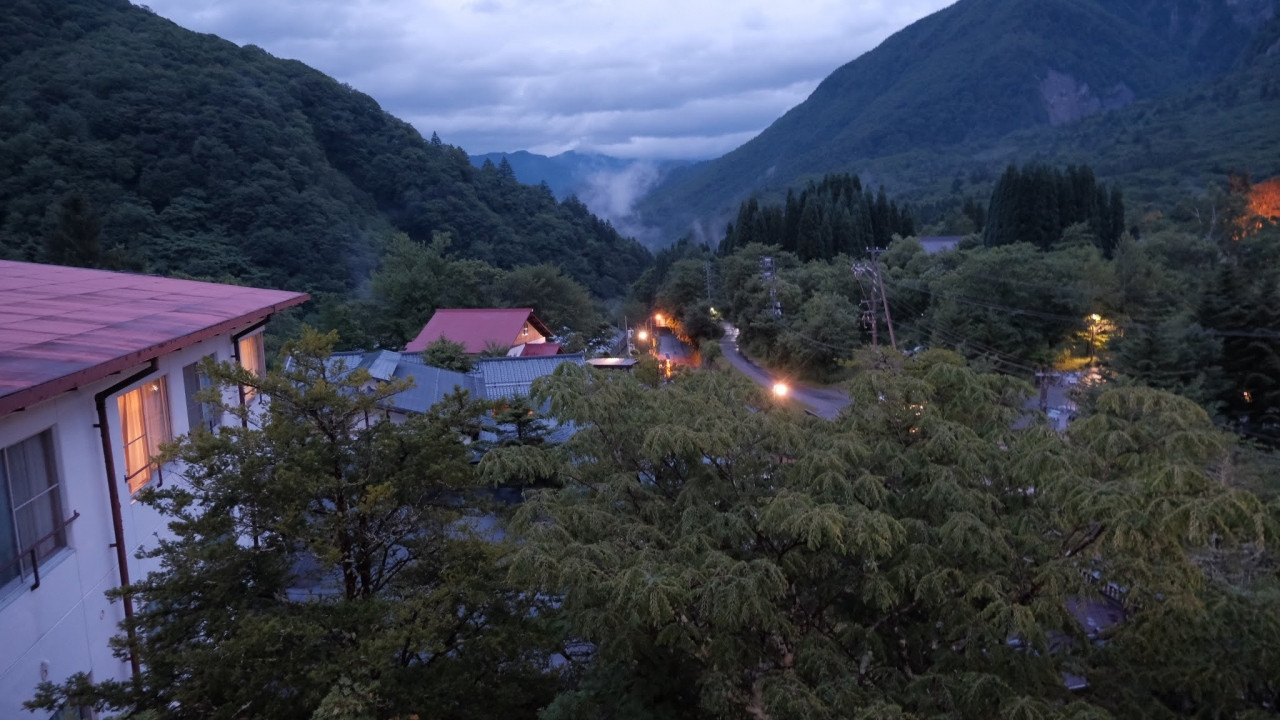 お部屋からの眺望です、美しいです。