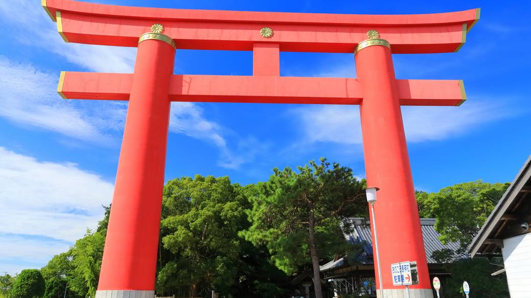 おのころ島神社の大鳥居 / 5