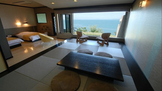 和洋室, 海が見える, 禁煙 (離れ華館「椿」)