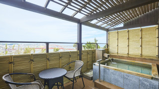 天然温泉 露天風呂付デラックス和洋室 禁煙