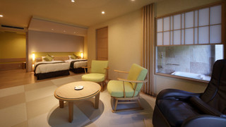 [秀峰館] 眺望風呂付リラックス和洋室 禁煙