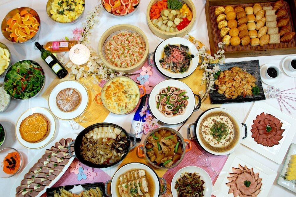 朝食ビュッフェ