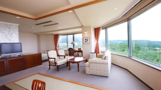 西館 和洋室 角部屋 布団付き 禁煙 パノラマビュー