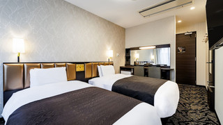 ツインルーム シングルベッド 2 台 禁煙