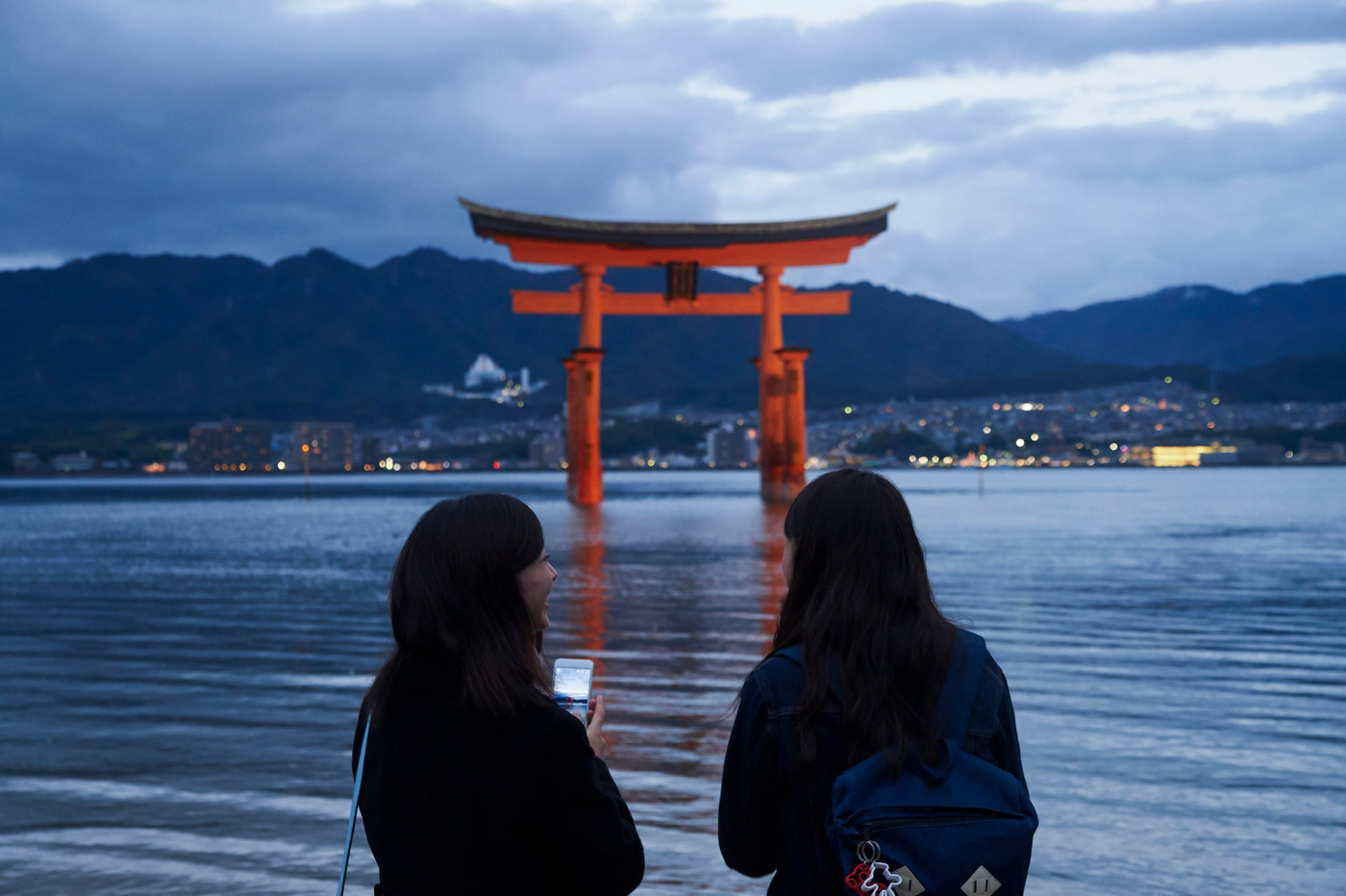 女子旅　宮島観光