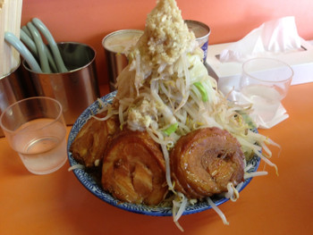 「ブタキング 札幌環状店」料理 81918 ラーメン野菜増しにんにく増