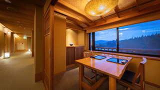 和室 14畳 マウンテンビュー 専用ダイニングルーム 禁煙