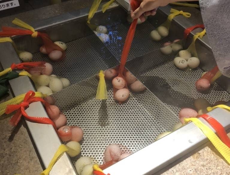 温泉卵手作り体験 / 1