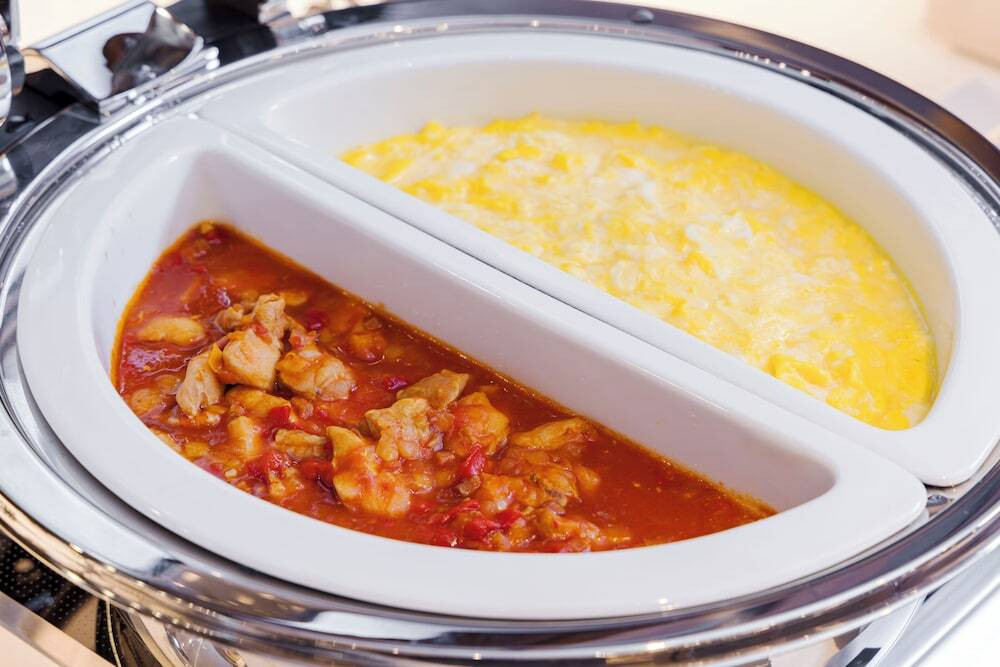 朝食ビュッフェ
