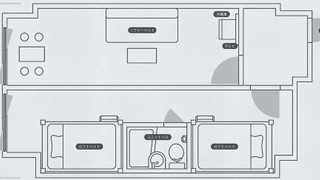 4人部屋　2段ベッド2台