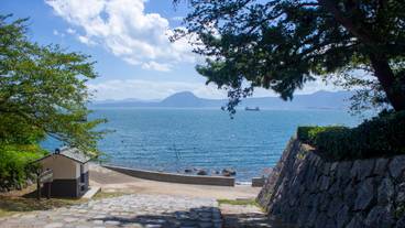 日出城址の石垣 / 2