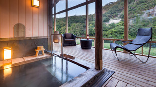 【離れ貴賓室・藤の荘】16畳＋12畳＜天然温泉露天風呂＞ [和室] [禁煙] [マウンテンビュー] [リバービュー]