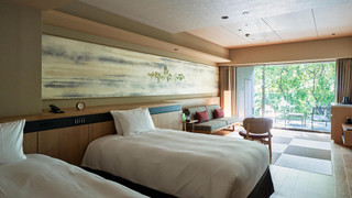 和タイプ 露天風呂付デラックス ツインルーム 2名定員 禁煙