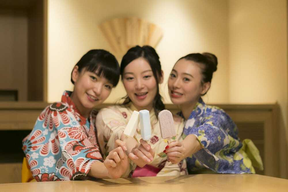 湯上りのアイスキャンディーサービス