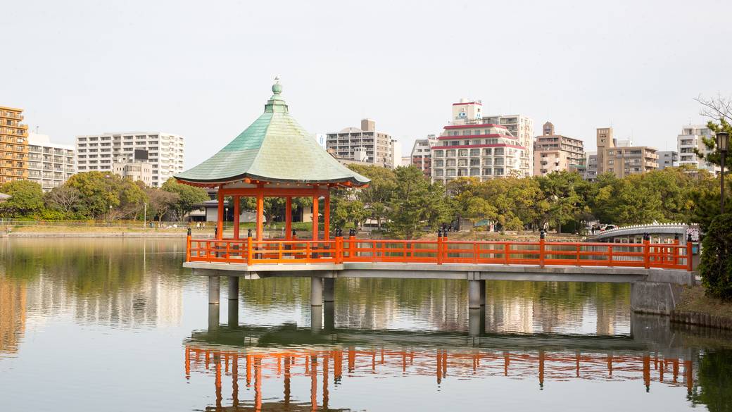 レンタサイクルで
「大濠公園」へ / 2