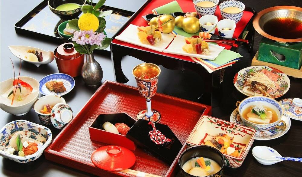 会席の一例 / 1
