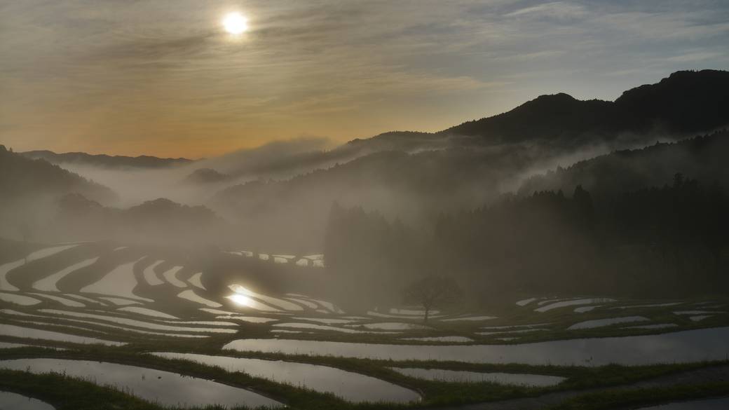 鴨川の絶景スポット
「大山千枚田」へ / 1