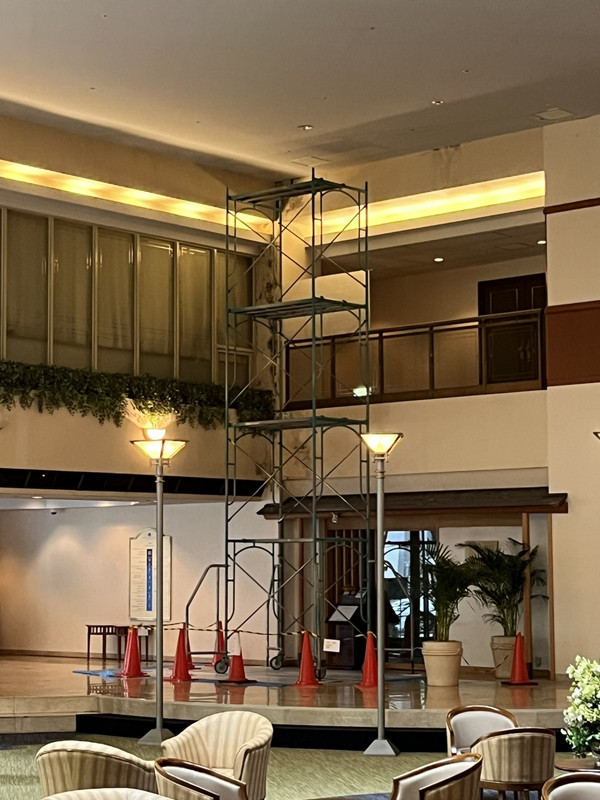 何でしょう？最初は工事中かと思ったけど　違うかな？