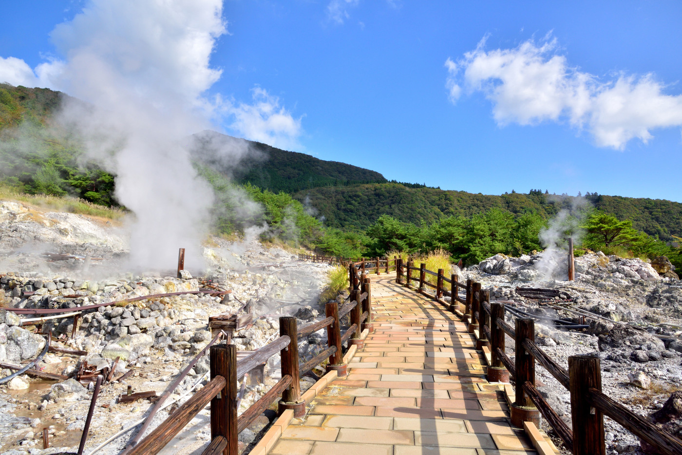 雲仙地獄　雲仙温泉　長崎県雲仙市