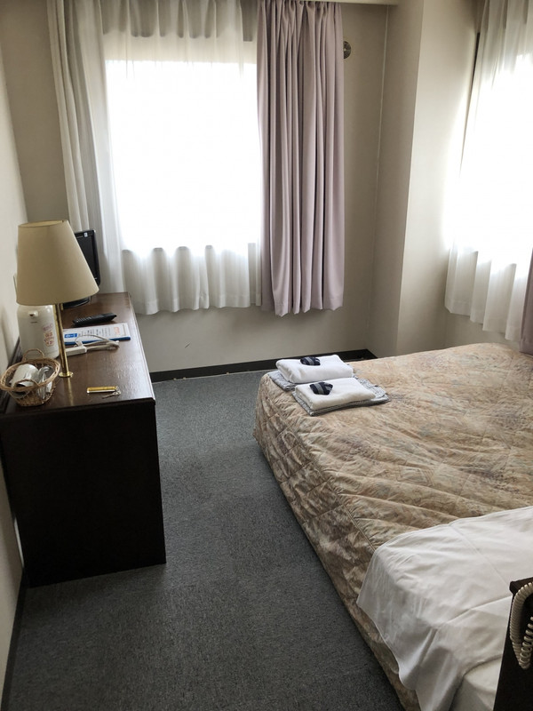 室内は普通のビジネスホテルです。