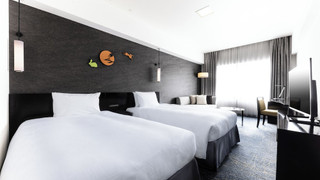 コーナー デラックス ツインルーム 禁煙 (2名利用)