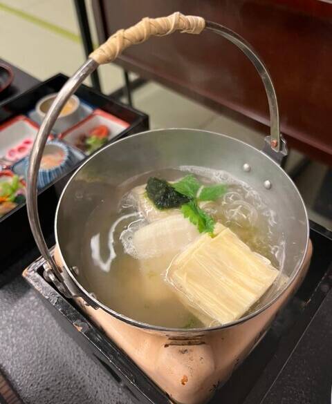 和朝食の湯豆腐 / 2