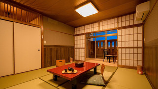 [禁煙] スタンダード露天風呂付和室(シティ/ナイトビュー)