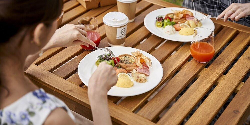 朝食ビュッフェ