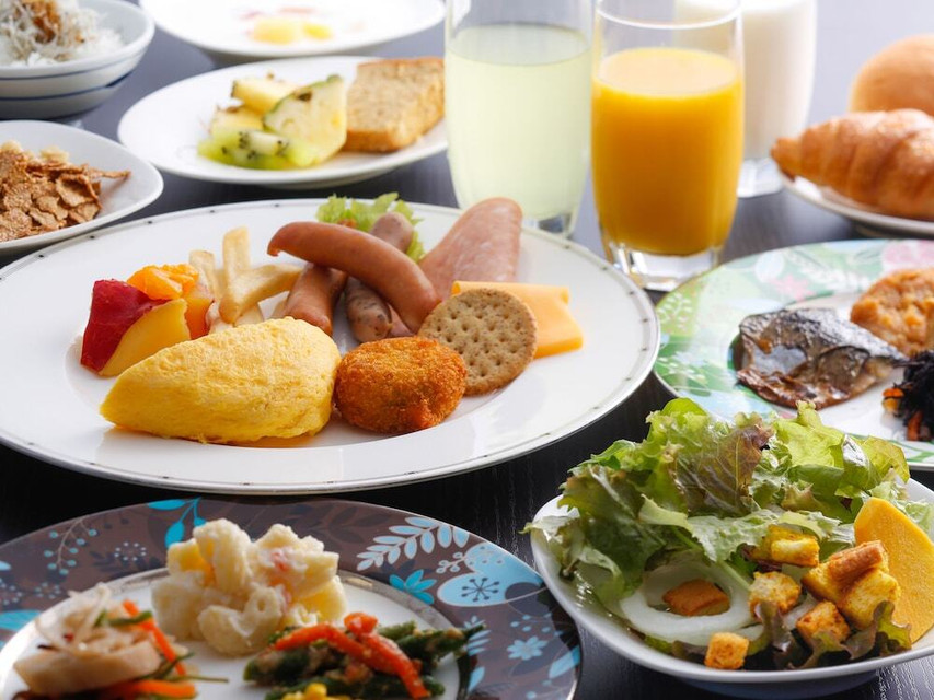朝食ビュッフェの一例(1)