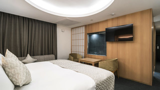 デラックス ダブルルーム,すりガラス,禁煙