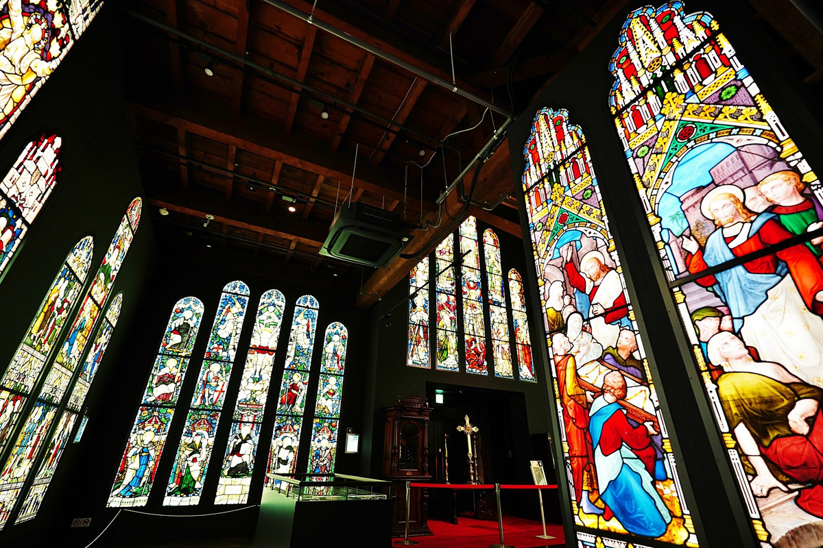 ステンドグラス美術館の展示品