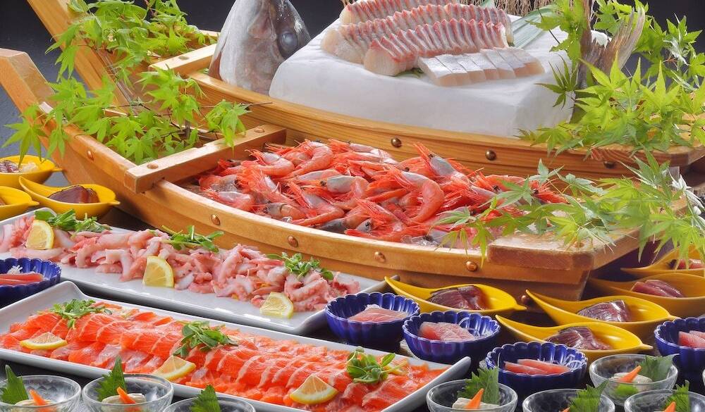 夕食バイキング 大・舟盛り / 1