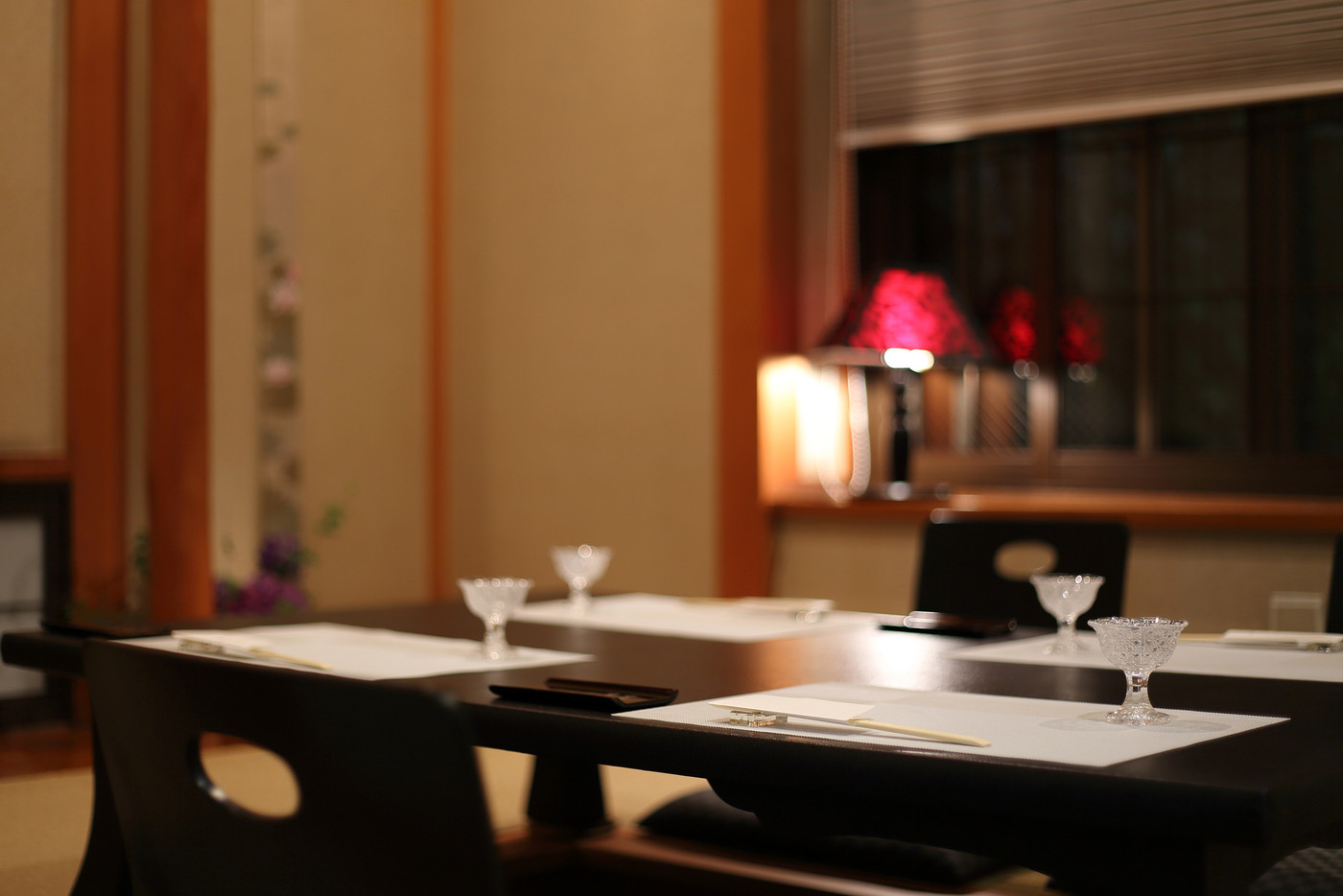 料亭のグラス イメージ