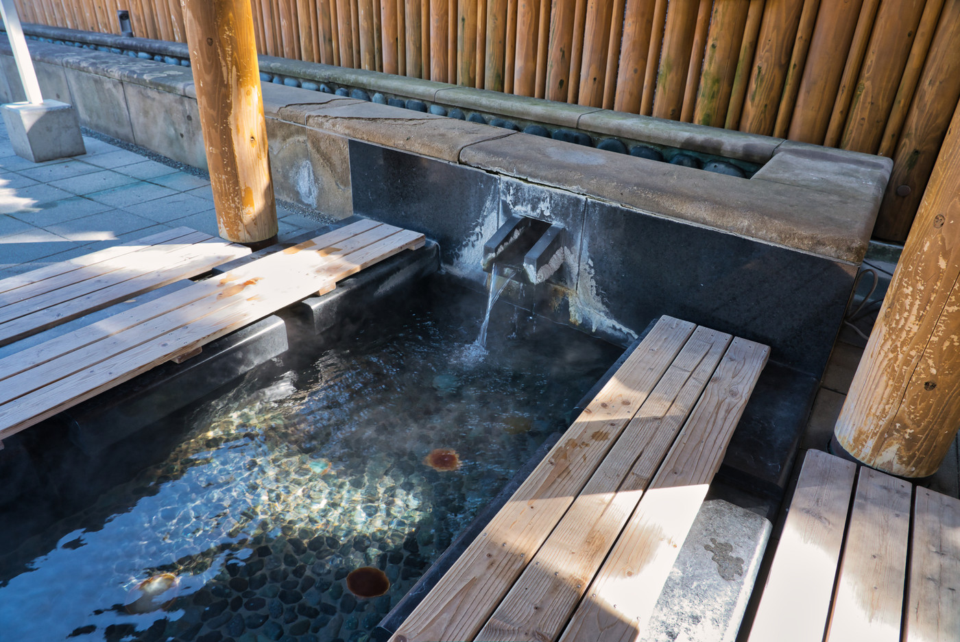 玉造温泉 姫神広場の足湯