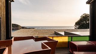 ダブルルーム　露天風呂付　シービュー　上層階