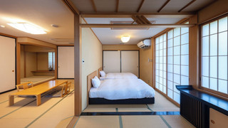 [全室離れ + テラス付] 2間和室2ベッドルーム(77平米) 禁煙