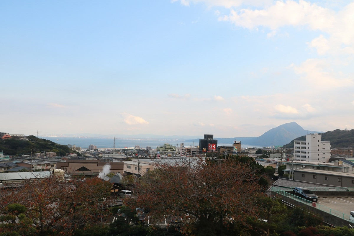 客室からは別府市内が一望できます