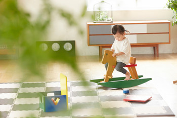 Children playing indoors