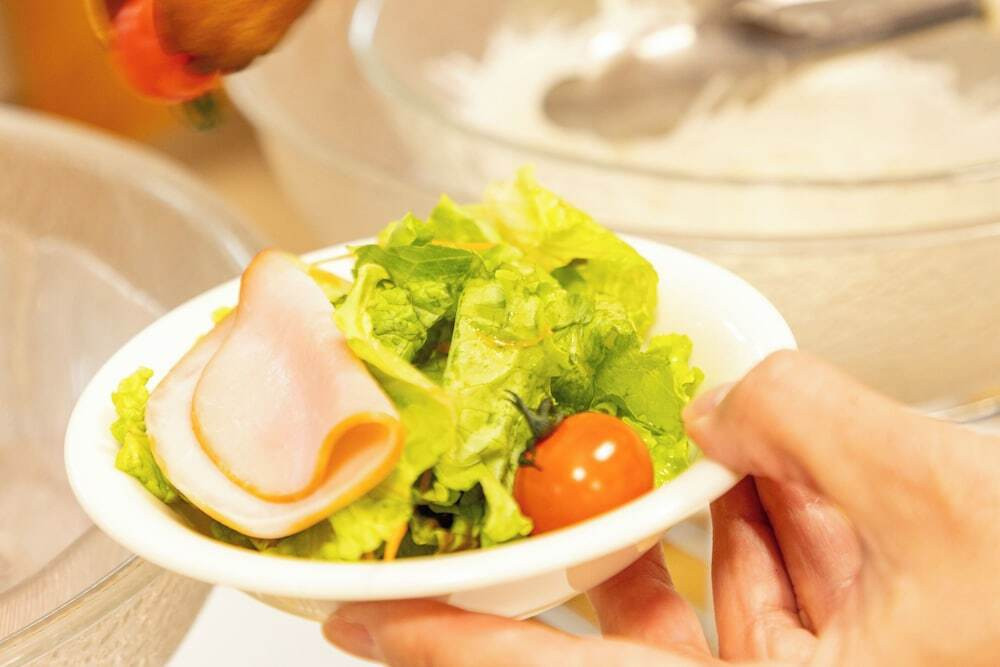 朝食ビュッフェ