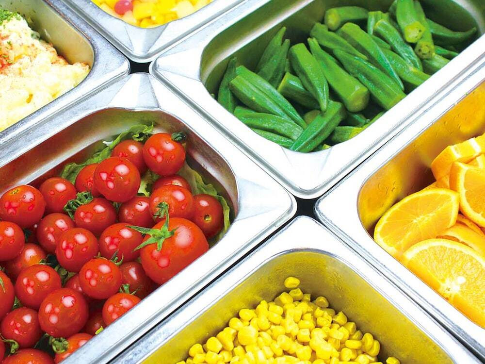 朝食ビュッフェ