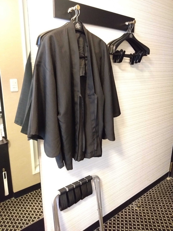 ハンガーは壁に掛けるタイプ